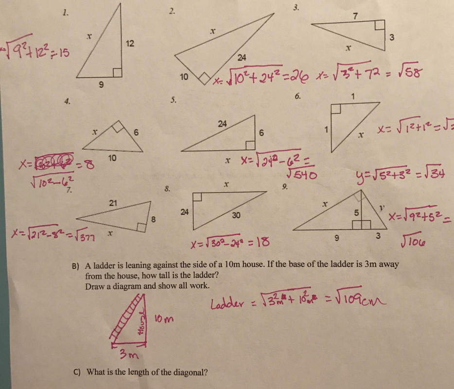 mrs-davis-math-page-pythagorean-ws-answers